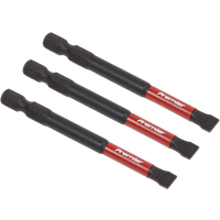 SEALEY Slotted 6.5mm Impact Power Tool Bits 75mm - 3Pc | AK8253 | GSF Car Parts