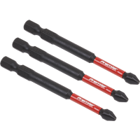 SEALEY Phillips #2 Impact Power Tool Bits 75mm - 3Pc | AK8255 | GSF Car Parts