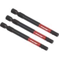 SEALEY Hex 5mm Impact Power Tool Bits 75mm - 3Pc | AK8263 | GSF Car Parts