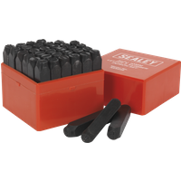 SEALEY Letter & Number Punch Set 36Pc 10mm | AK8298 | GSF Car Parts