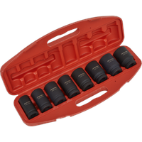SEALEY Impact Socket Set 8Pc Deep 3/4"sq Drive Metric | AK885 | GSF Car Parts