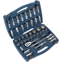 SEALEY Socket Set 41Pc 1/2"sq Drive Walldrive® Metric | AK8993 | GSF Car Parts