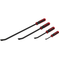 SEALEY Angled Pry Bar Set 4Pc Heavy-Duty With Hammer Cap | AK9105 | GSF Car Parts