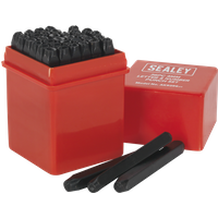 SEALEY Letter & Number Punch Set 36Pc 4mm | AK9296 | GSF Car Parts
