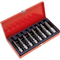 SEALEY Hex Socket Bit Set 8Pc 1/2"sq Drive Metric | AK9310 | GSF Car Parts