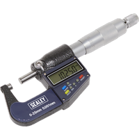 SEALEY Digital External Micrometer 0-25mm(0-1") | AK9635D | GSF Car Parts