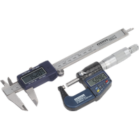 SEALEY Digital Measuring Set 2Pc | AK9637D | GSF Car Parts