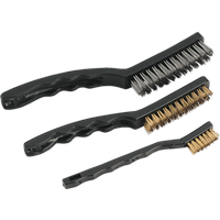 SEALEY Wire Brush Set Auto Engineer's 3Pc | AK9801 | GSF Car Parts