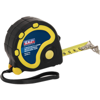 SEALEY Rubber Tape Measure 7.5M(25Ft) X 25mm Metric/imperial | AK990 | GSF Car Parts