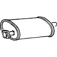 Klarius Exhaust- Middle Box/silencer | AN521T | GSF Car Parts