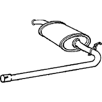 Klarius Exhaust Box & Tail Pipe | AN611K | GSF Car Parts