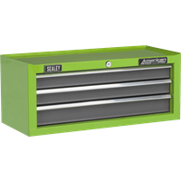 SEALEY Mid-Box Tool Chest 3 Drawer With Ball-Bearing Slides - Green/grey | AP22309BBHV | GSF Car Parts