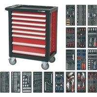 SEALEY Rollcab 8 Drawer With Ball-Bearing Slides & 707Pc Tool Kit | AP2408TTC08 | GSF Car Parts