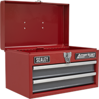 SEALEY Toolbox 2 Drawer With Ball-Bearing Slides | AP2602BB | GSF Car Parts
