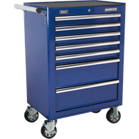 SEALEY Rollcab 7 Drawer With Ball-Bearing Slides - Blue | AP26479TC | GSF Car Parts
