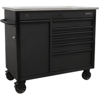 SEALEY Mobile Tool Cabinet 1120mm With Power Tool Charging Drawer | AP4206BE | GSF Car Parts