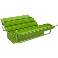 SEALEY Cantilever Toolbox 4 Tray 530mm Green | AP521HV | GSF Car Parts