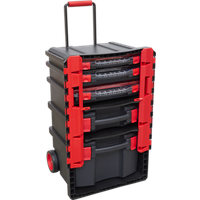 SEALEY Professional Mobile Toolbox With 5 Removable Storage Cases | AP860 | GSF Car Parts