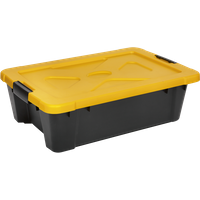 SEALEY Composite Stackable Storage Box With Lid 27L | APB27 | GSF Car Parts