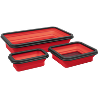 SEALEY Parts Tray Collapsible Magnetic - Set Of 3 | APCMTS | GSF Car Parts