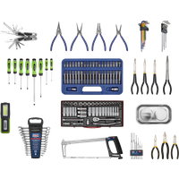 SEALEY Topchest & Rollcab Combination 15 Drawer With Ball-Bearing Slides - Black & 148Pc Tool Kit | APCOMBOBBTK58 | GSF Car Parts