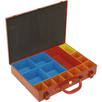 SEALEY Metal Case With 15 Storage Bins | APMC15 | GSF Car Parts