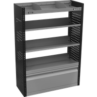 SEALEY Modular Slanted Shelf Van Storage System | APMSVCOMBO2 | GSF Car Parts