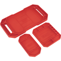 SEALEY Flexible Tool Trays Non-Slip - Pack Of 3 | APNST4 | GSF Car Parts