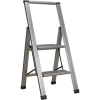 SEALEY Aluminium Professional Folding Step Ladder 2-Step 150Kg Capacity | APSL2 | GSF Car Parts