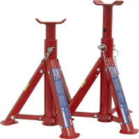 SEALEY Axle Stands (Pair) 2 Tonne Capacity Per Stand - Folding Type | AS2000F | GSF Car Parts