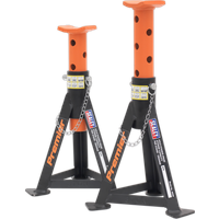 SEALEY Axle Stands (Pair) 3 Tonne Capacity Per Stand - Orange | AS3O | GSF Car Parts