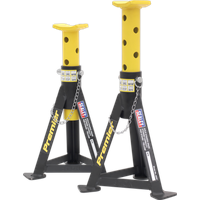 SEALEY Axle Stands (Pair) 3 Tonne Capacity Per Stand - Yellow | AS3Y | GSF Car Parts