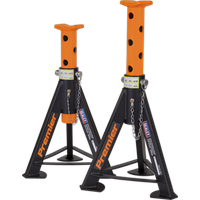 SEALEY Axle Stands (Pair) 6 Tonne Capacity Per Stand - Orange | AS6O | GSF Car Parts