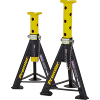 SEALEY Axle Stands (Pair) 6 Tonne Capacity Per Stand - Yellow | AS6Y | GSF Car Parts