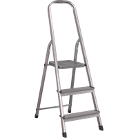 SEALEY Aluminium Step Ladder 3-Tread En 131 | ASL3S | GSF Car Parts
