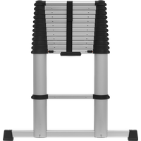 SEALEY Aluminium Telescopic Ladder 13-Tread En 131 | ATL13 | GSF Car Parts