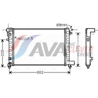 Radiator Ava Fits: CITROEN SAXO