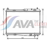 Radiator Ava Fits: FORD FIESTA