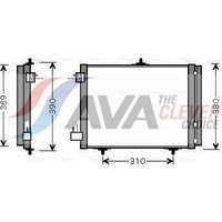 Air Con Condenser Ava Fits: DS AUTOMOBILES DS3