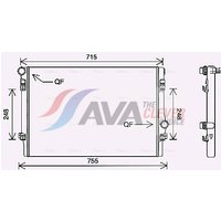 Radiator Ava Fits: AUDI S3