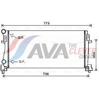 Radiator Ava Fits: SKODA YETI