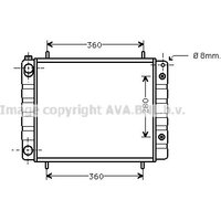 Ava Land Rover Defender Radiator | AUA2082 | GSF Car Parts