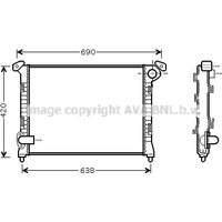 Ava Mini Radiator | BW2286 | GSF Car Parts