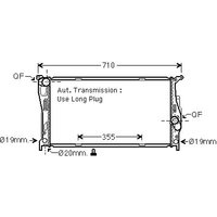 Ava BMW X1 Radiator | BW2542 | GSF Car Parts