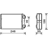 Ava Mini Radiator | BW6426 | GSF Car Parts