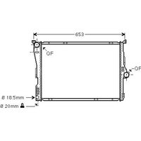 Ava BMW X1 Radiator | BWA2291 | GSF Car Parts
