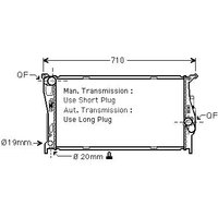 Ava BMW X1 Radiator | BWA2293 | GSF Car Parts