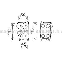 Ava Ford S-Max Oil Cooler | CN3307 | GSF Car Parts
