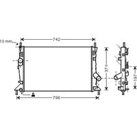 Ava Ford C-Max Radiator | FDA2370 | GSF Car Parts