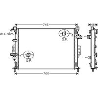 Ava Ford C-Max Radiator | FDA2421 | GSF Car Parts